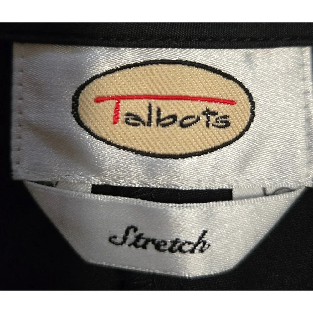 Talbots Black Sailor Button Stretch Cotton Capri's‎ Women's Sz 20 Nautical